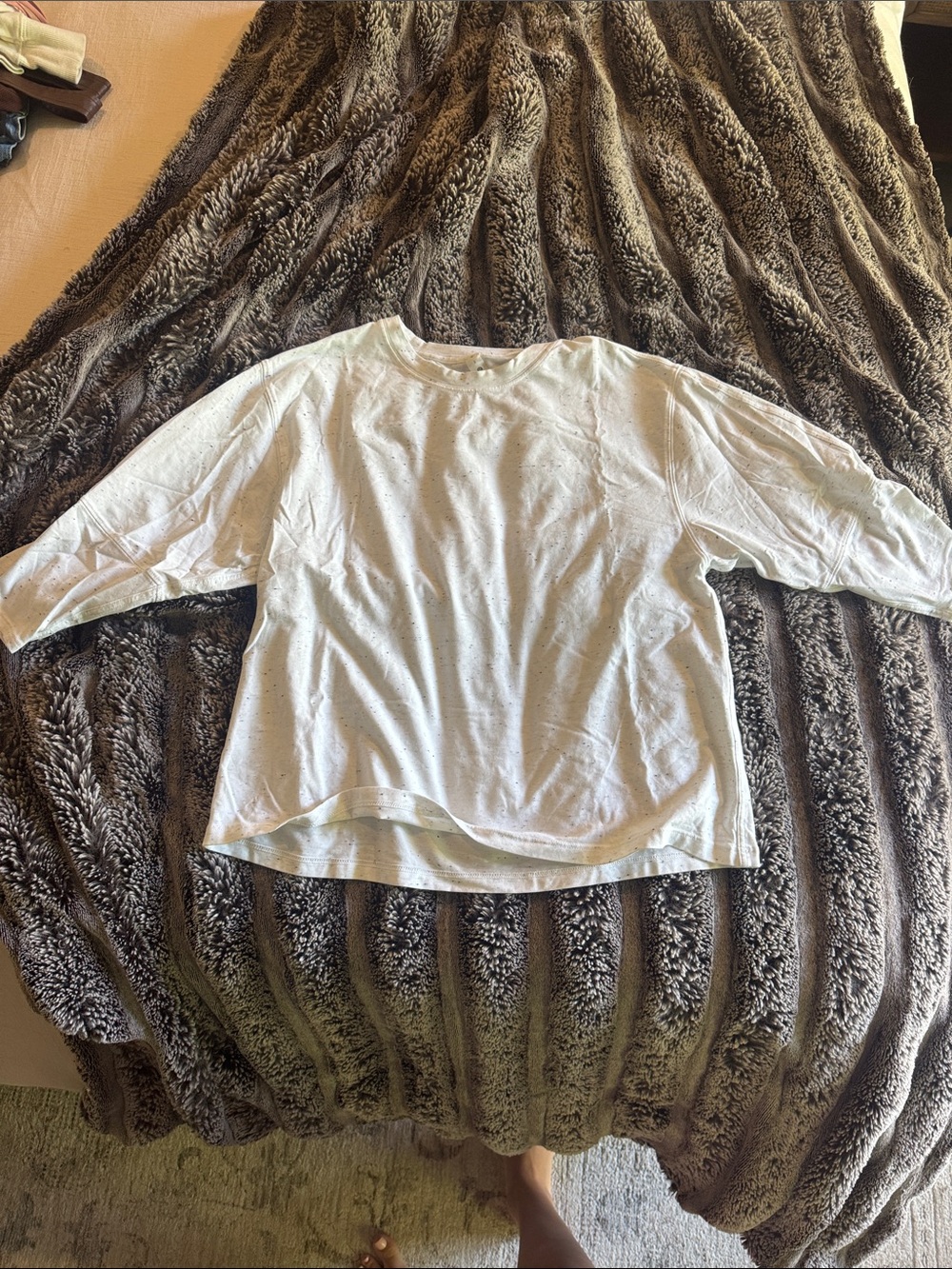 lululemon athletica White Short Sleeve Crew Tee